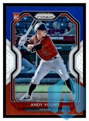 2021 Panini Prizm Red White Blue #61 ANDY YOUNG RC Arizona Diamondbacks Rookie